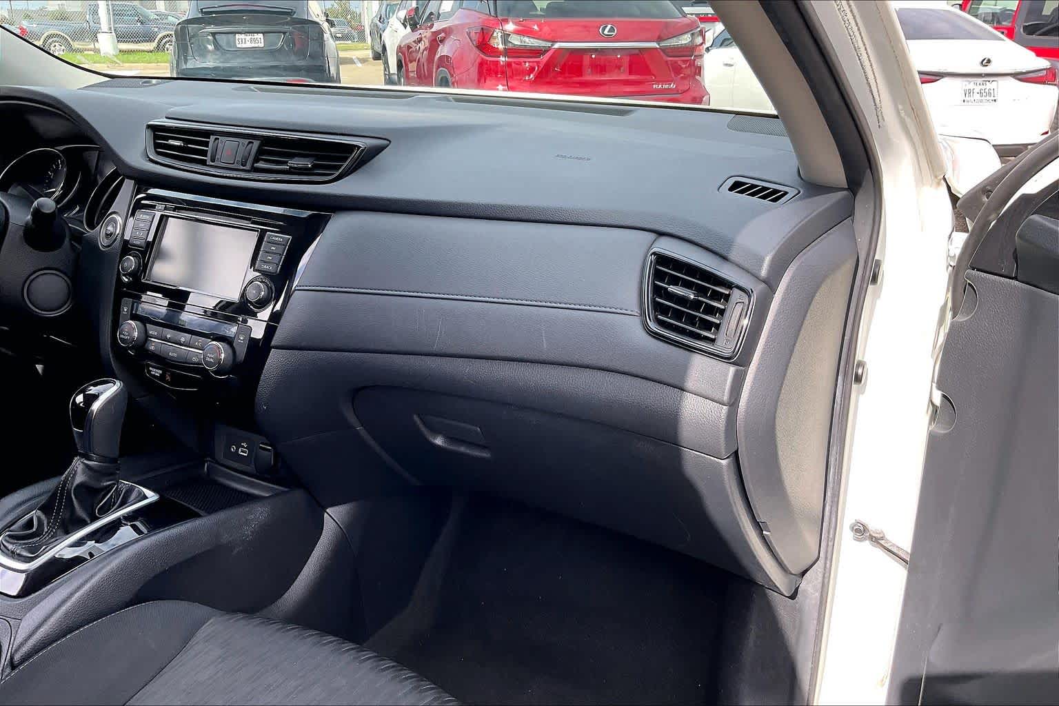 2018 Nissan Rogue SV Pearl White at Mercedes-Benz of Houston North