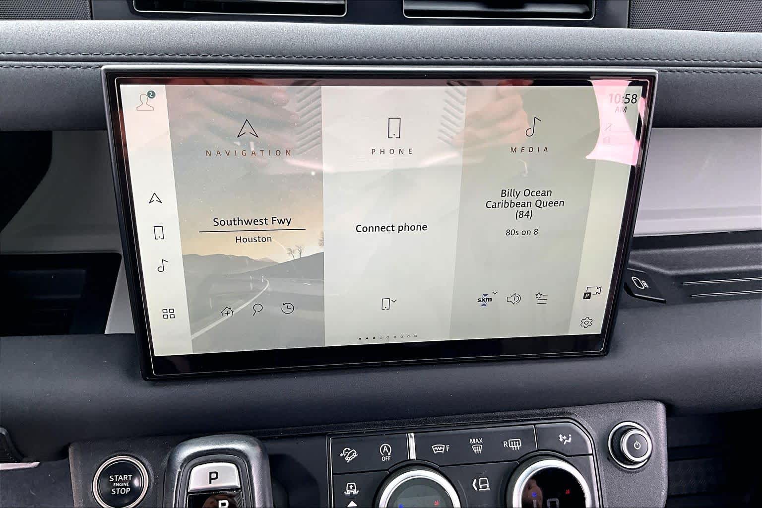 2022 Land Rover Defender X-Dynamic SE Santorini Black Metallic at AutoNation Chrysler Jeep Dodge Ram Spring
