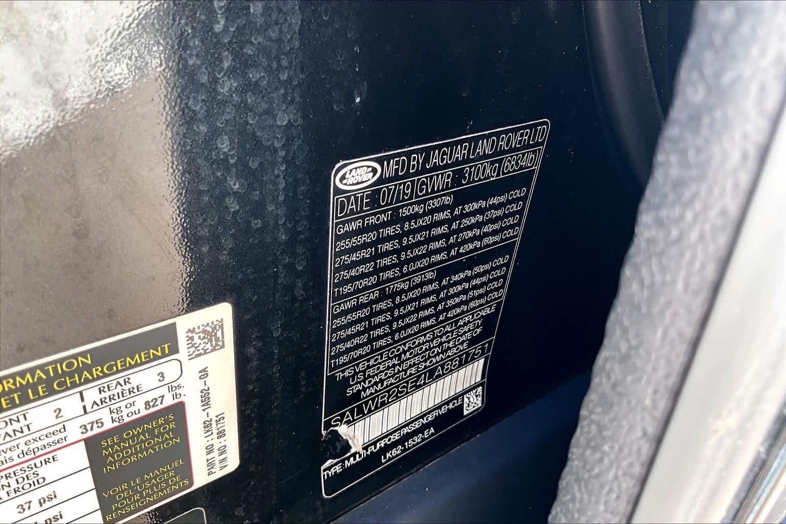 2020 Land Rover Range Rover Sport photo 35 of 35