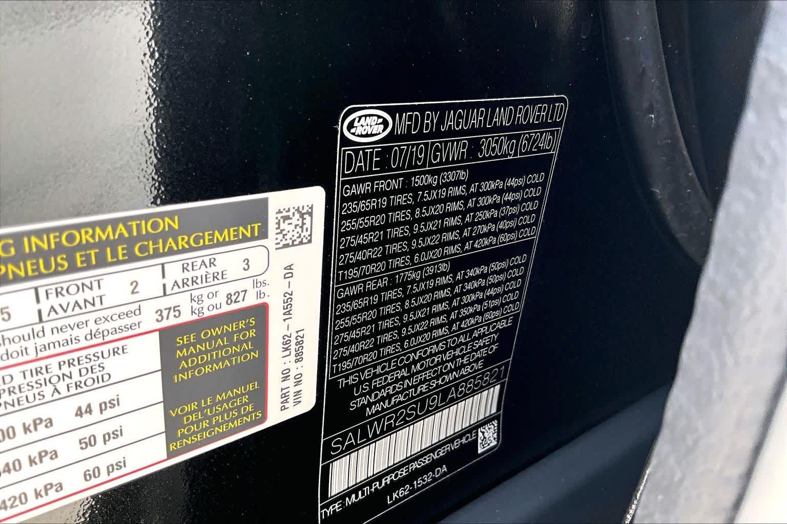 2020 Land Rover Range Rover Sport HSE Santorini Black Metallic at Group 1 GMC Buick South