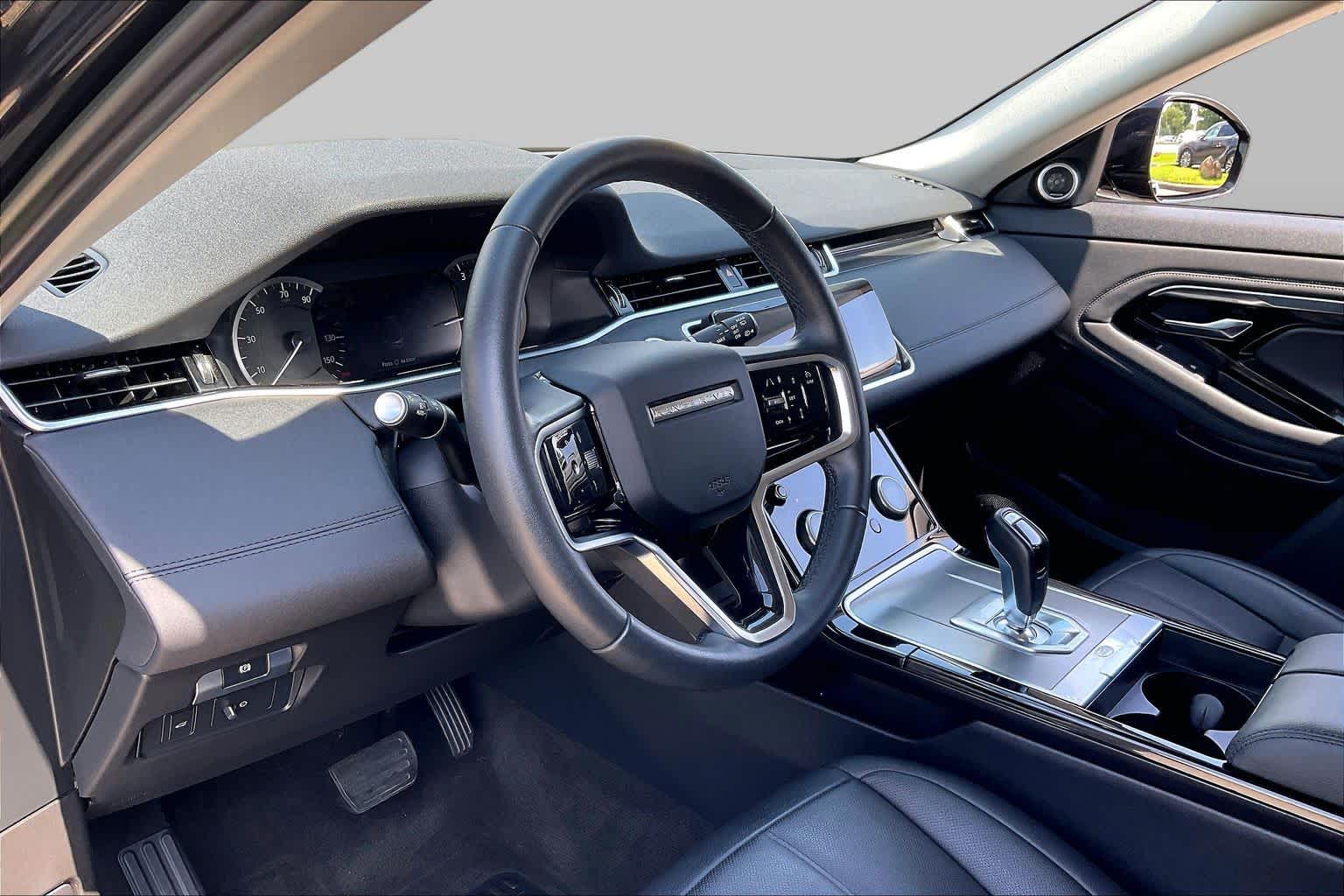 2023 Land Rover Range Rover Evoque SE Santorini Black Metallic at HGreg Houston