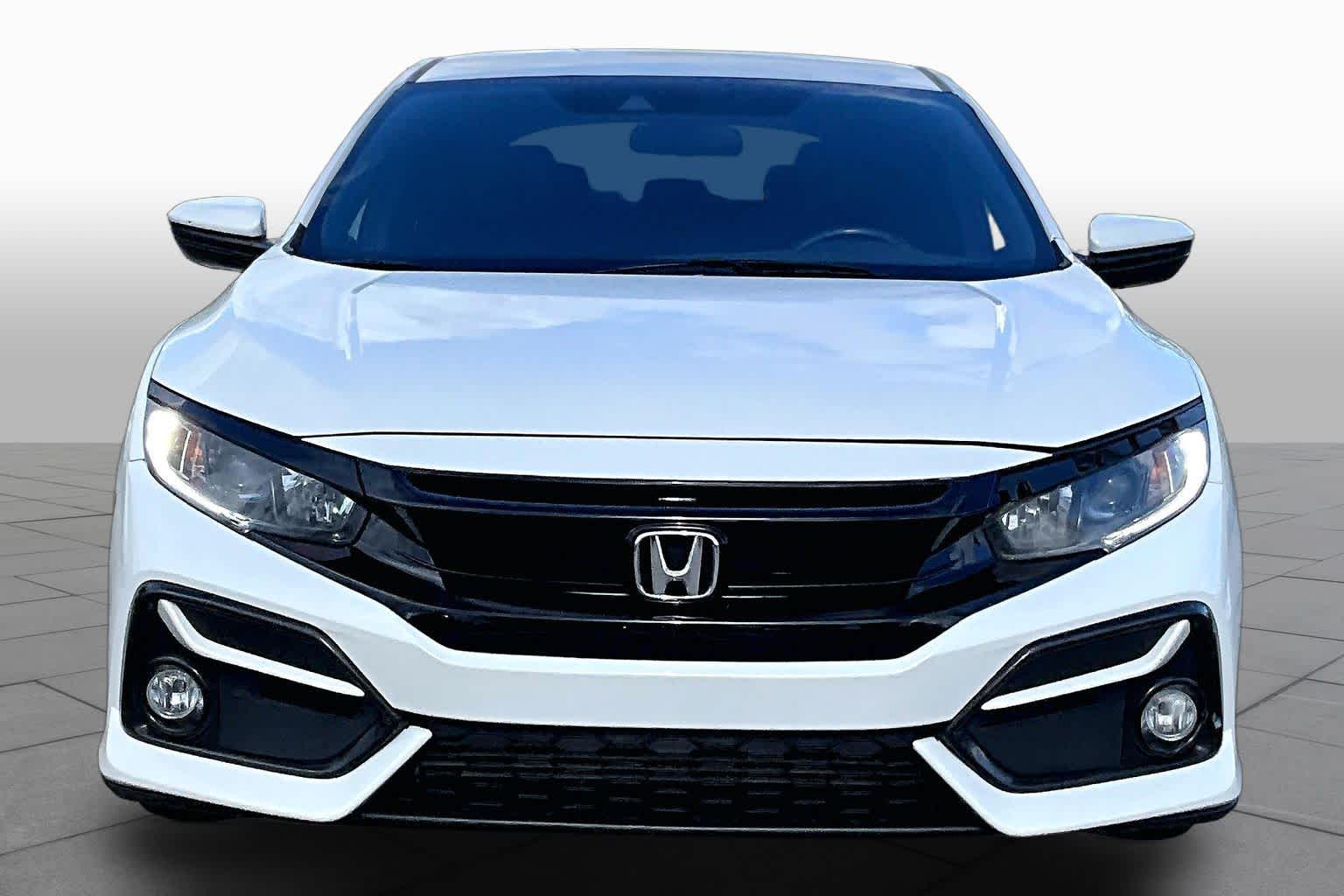 2021 Honda Civic Hatchback Sport Platinum White Pearl at Group 1 Toyota Southwest