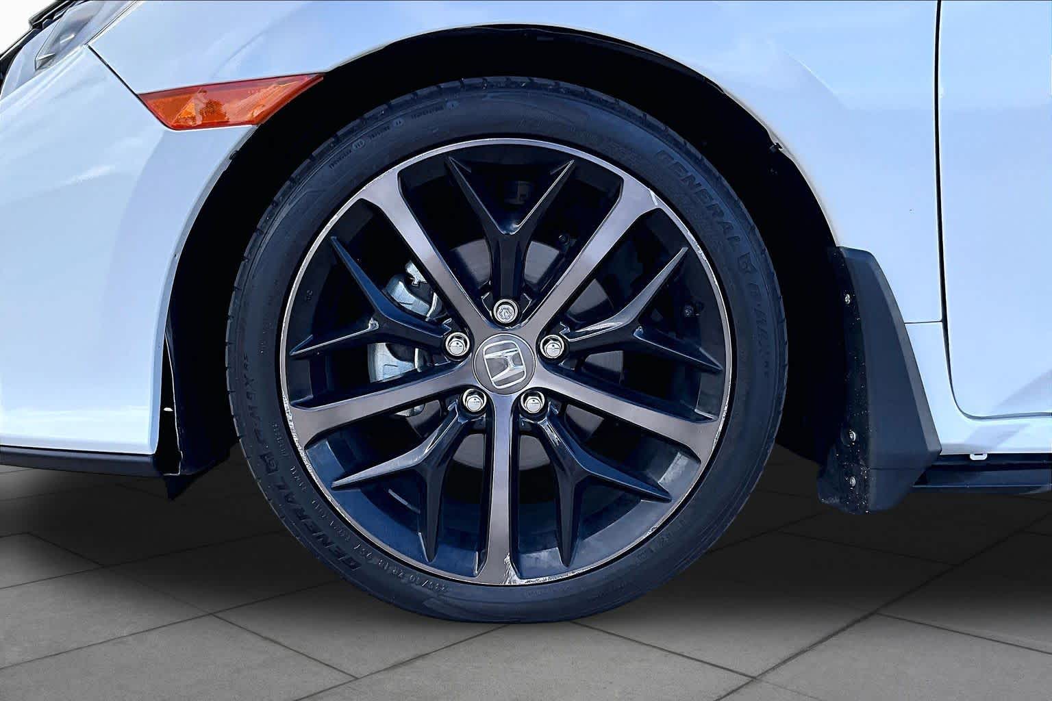 2021 Honda Civic Hatchback Sport Platinum White Pearl at Group 1 Toyota Southwest