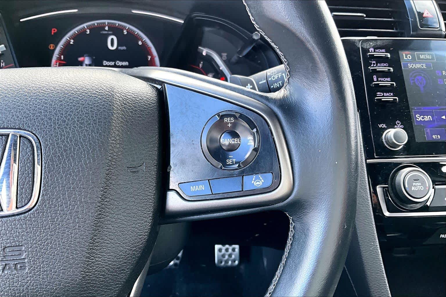 2021 Honda Civic Hatchback Sport Platinum White Pearl at Group 1 Toyota Southwest