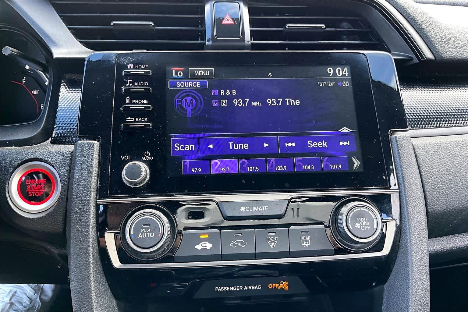 2021 Honda Civic Hatchback Sport Platinum White Pearl at Group 1 Toyota Southwest