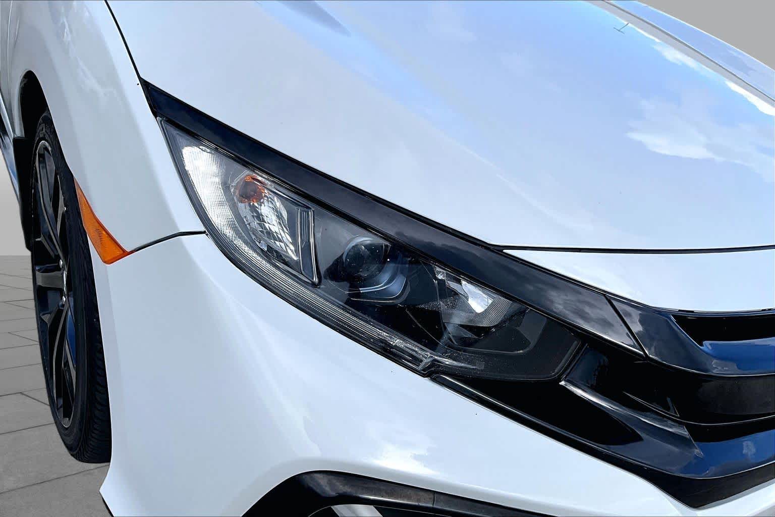 2021 Honda Civic Hatchback Sport Platinum White Pearl at Group 1 Toyota Southwest