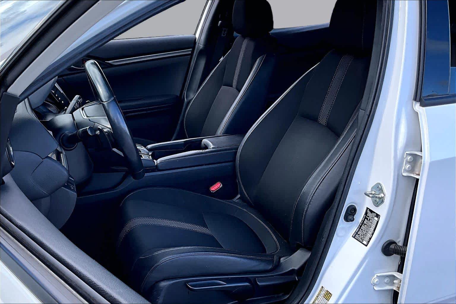 2021 Honda Civic Hatchback Sport Platinum White Pearl at Group 1 Toyota Southwest