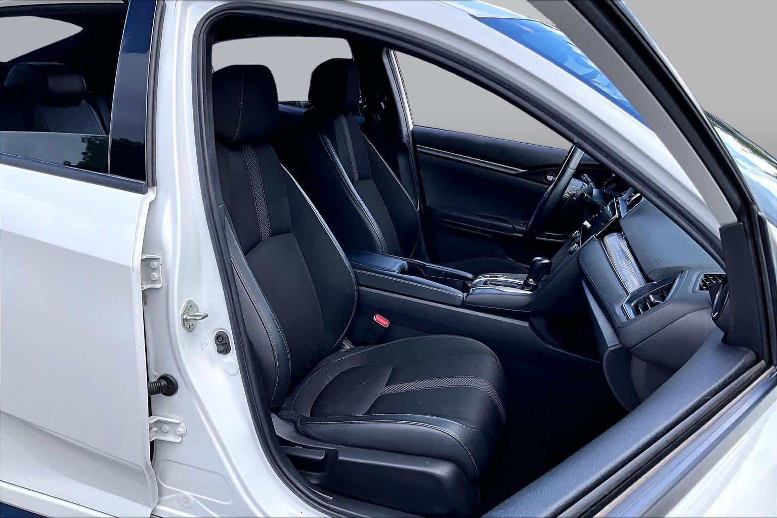 2021 Honda Civic Hatchback Sport Platinum White Pearl at Group 1 Toyota Southwest