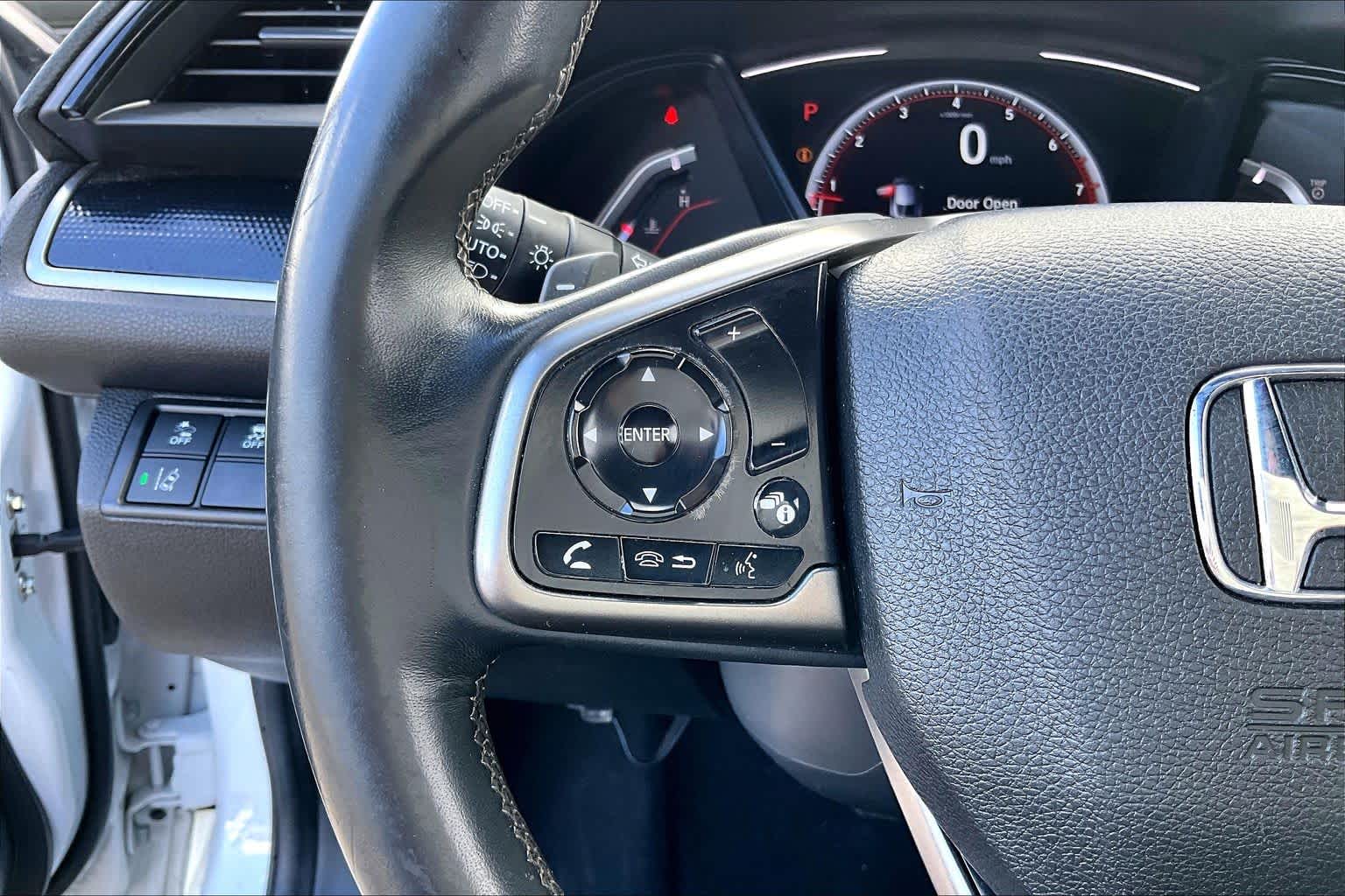 2021 Honda Civic Hatchback Sport Platinum White Pearl at Group 1 Toyota Southwest