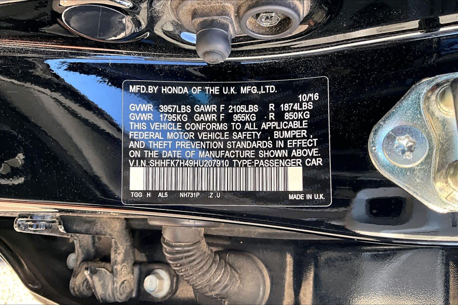 2017 Honda Civic Hatchback photo 35 of 35