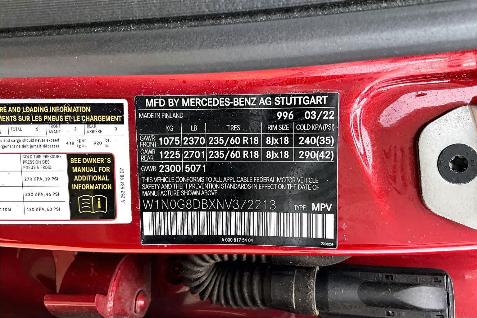 2022 Mercedes-Benz GLC 300 GLC 300 MANUFAKTUR Cardinal Red Metallic at Lexus Southwest Houston