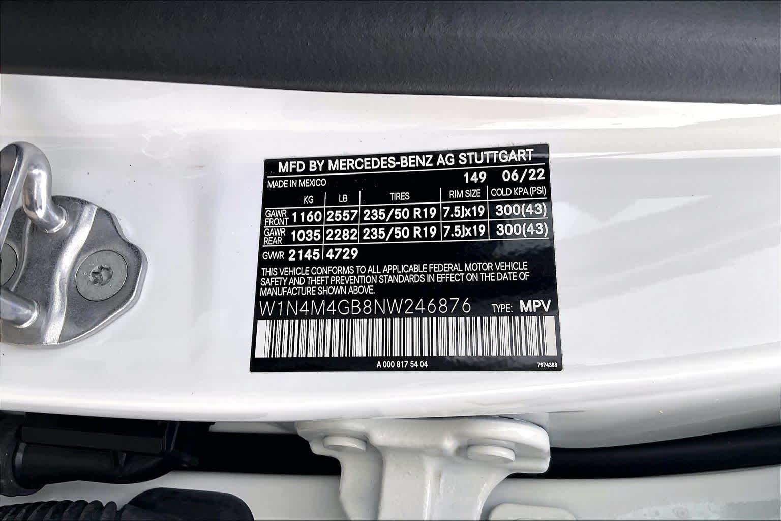 2022 Mercedes-Benz GLB GLB 250 Polar White at Mercedes-Benz of Houston North