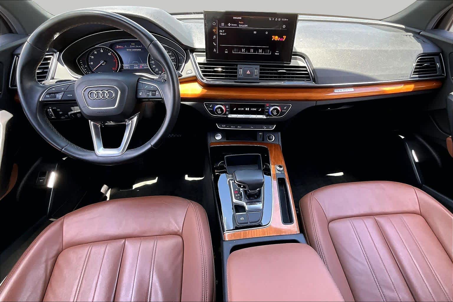 2021 Audi Q5 Premium Brilliant Black at Beck & Masten Kia