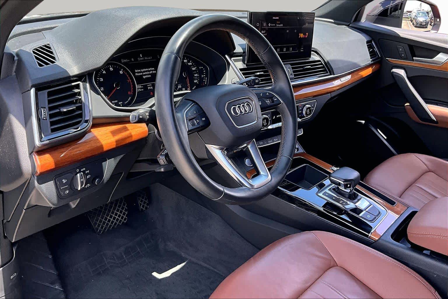 2021 Audi Q5 Premium Brilliant Black at Beck & Masten Kia