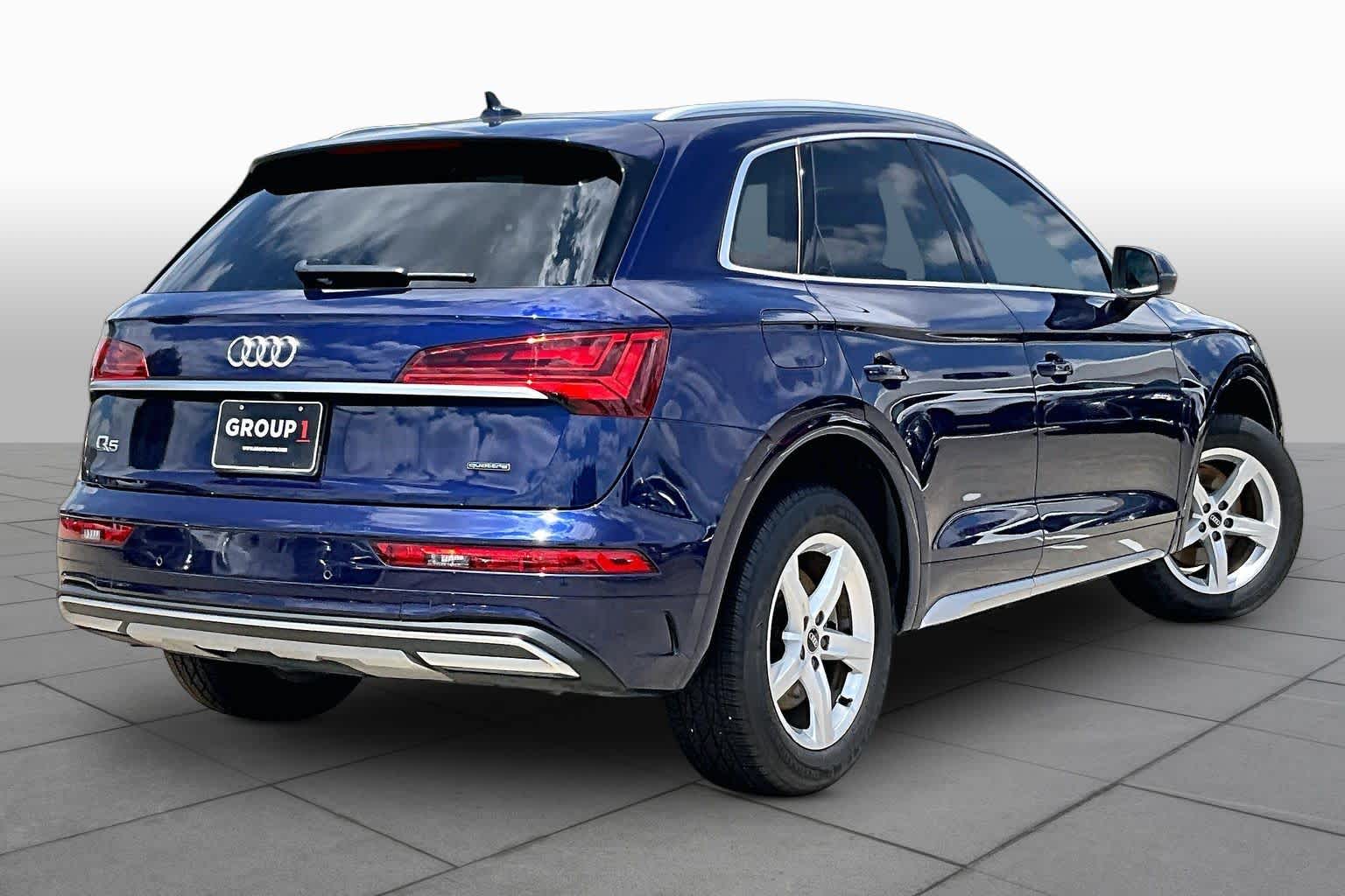 2021 Audi Q5 Premium Navarra Blue Metallic at Westside Kia