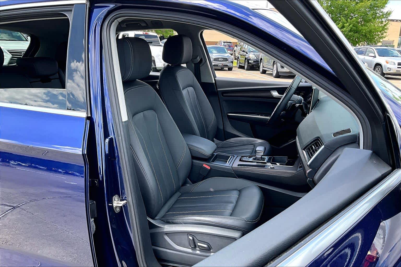 2021 Audi Q5 Premium Navarra Blue Metallic at Westside Kia