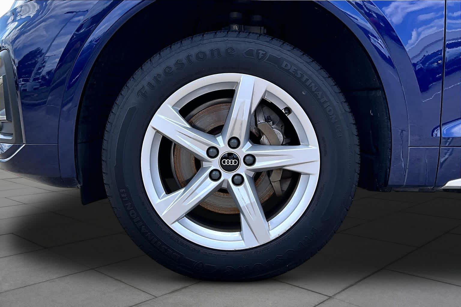 2021 Audi Q5 Premium Navarra Blue Metallic at Westside Kia