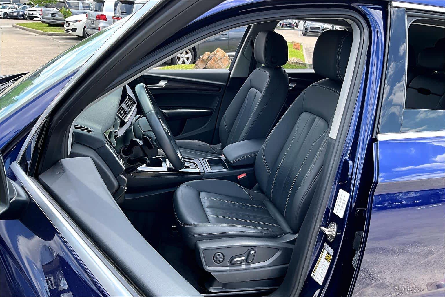 2021 Audi Q5 Premium Navarra Blue Metallic at Westside Kia