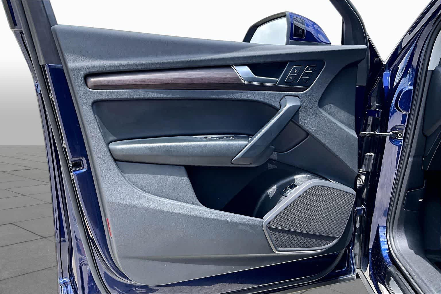 2021 Audi Q5 Premium Navarra Blue Metallic at Baytown Ford