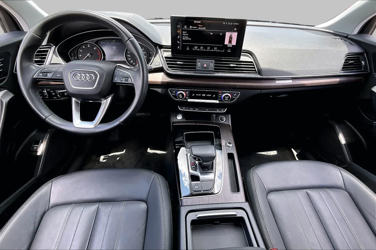 2021 Audi Q5 Premium Navarra Blue Metallic at Baytown Ford