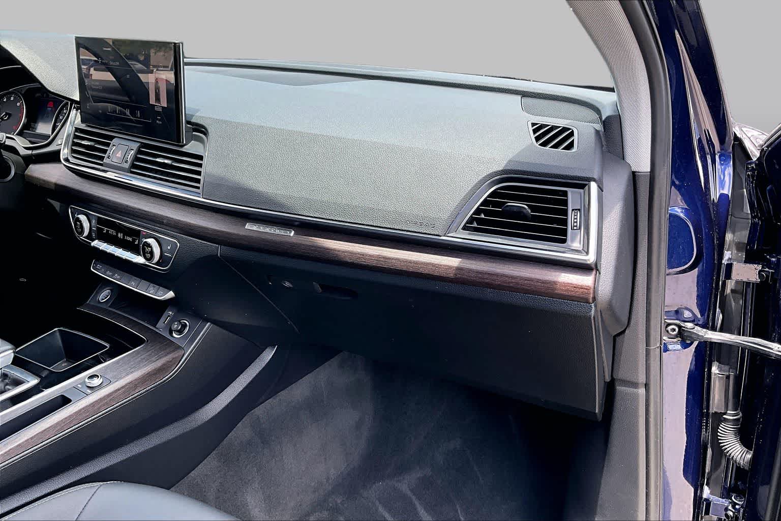 2021 Audi Q5 Premium Navarra Blue Metallic at Baytown Ford