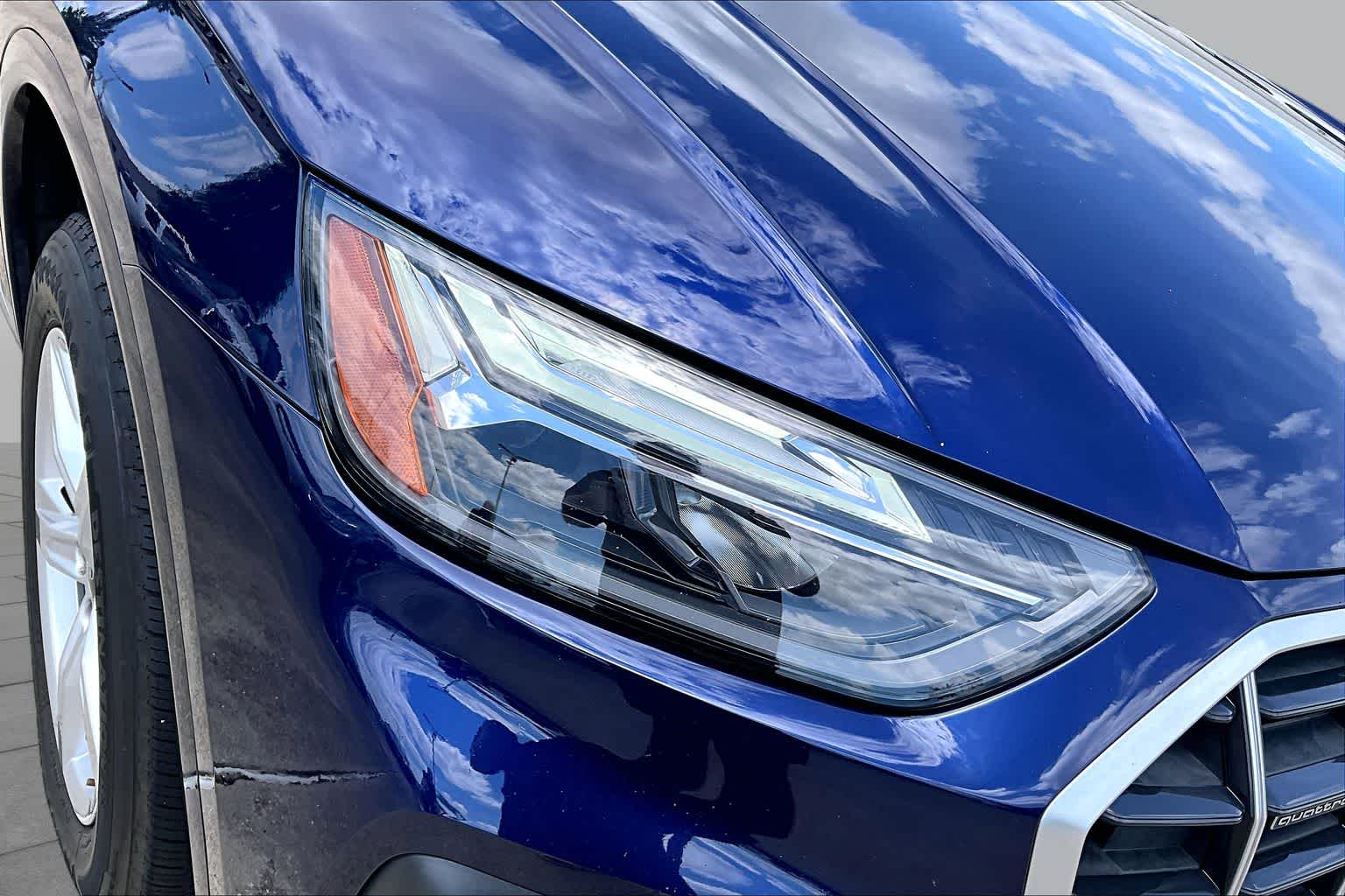 2021 Audi Q5 Premium Navarra Blue Metallic at Baytown Ford