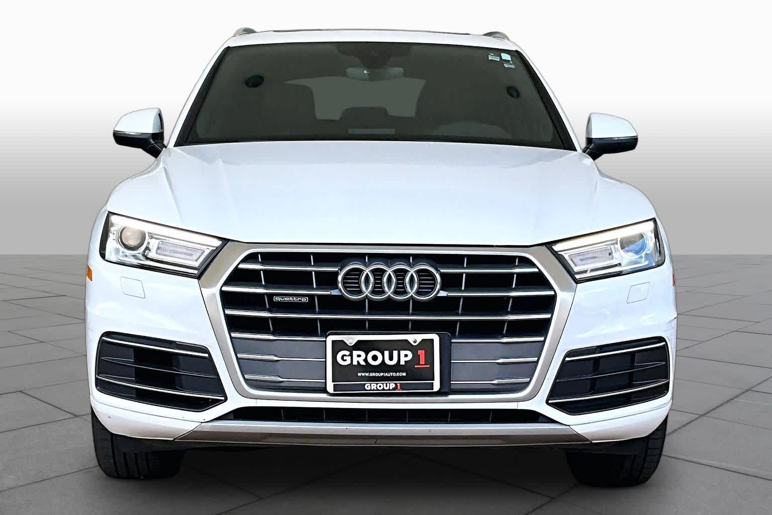 2019 Audi Q5 Premium Glacier White Metallic at AutoNation USA Houston