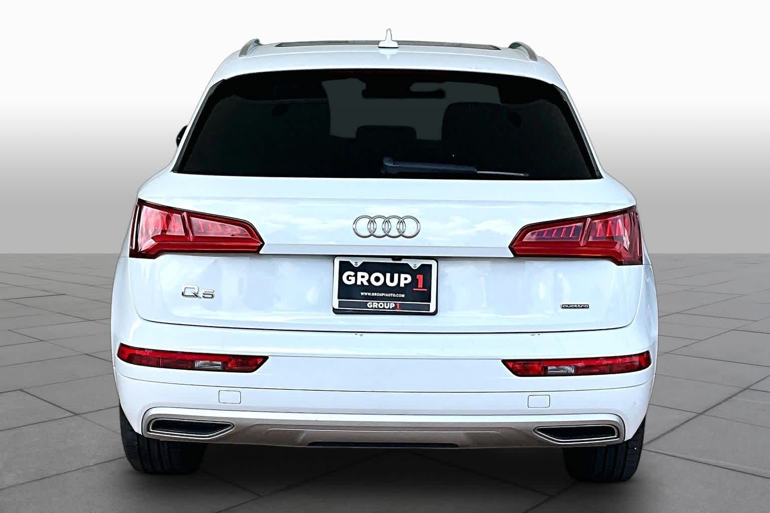 2019 Audi Q5 Premium Glacier White Metallic at AutoNation USA Houston