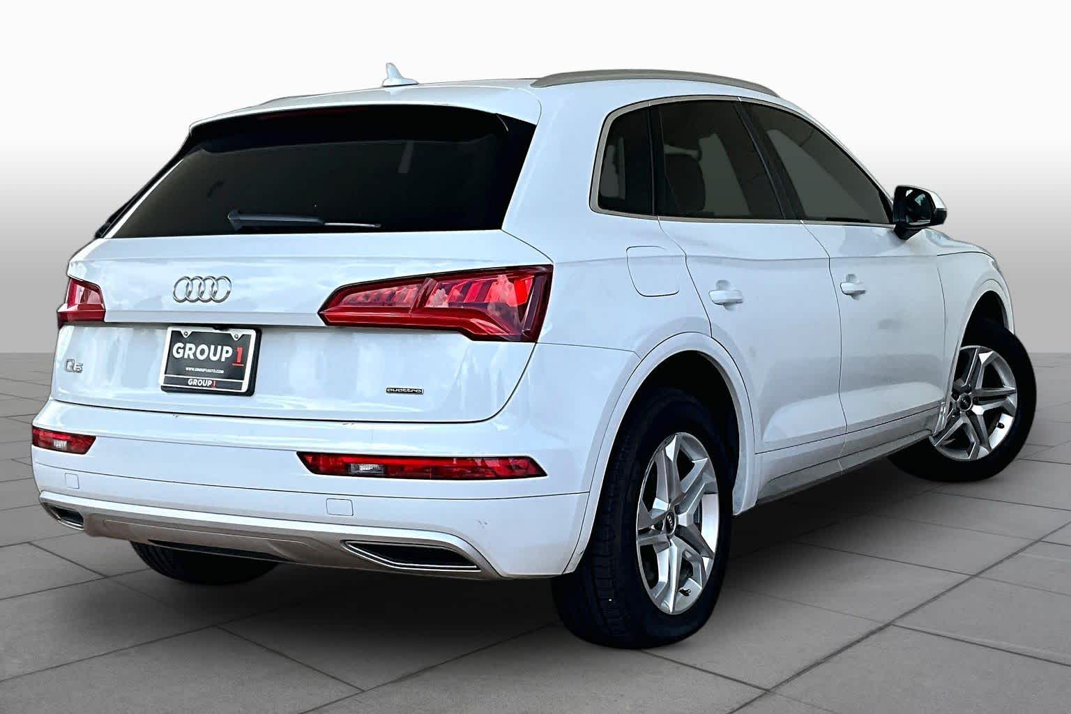 2019 Audi Q5 Premium Glacier White Metallic at AutoNation USA Houston