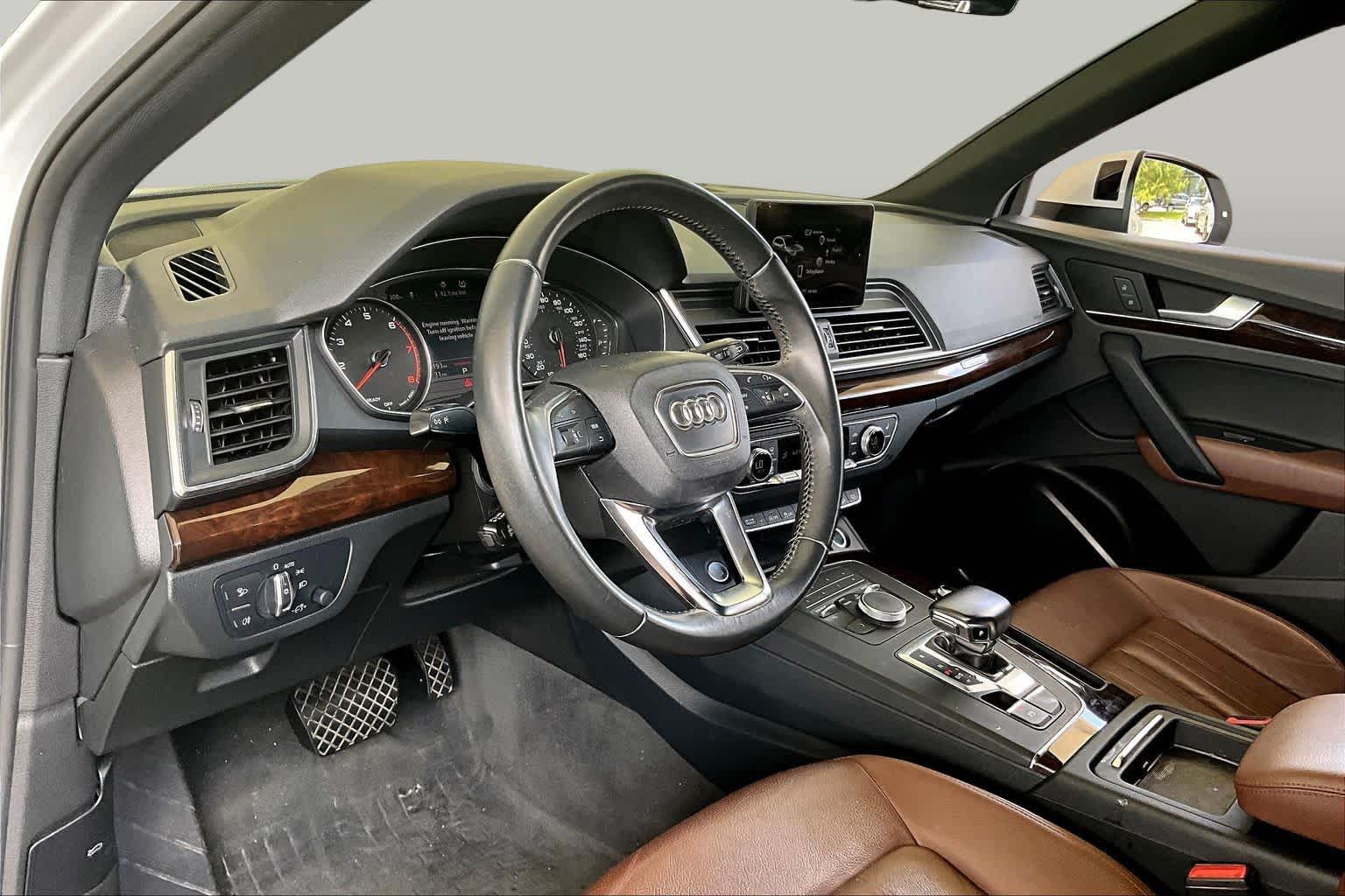 2019 Audi Q5 Premium Glacier White Metallic at AutoNation USA Houston