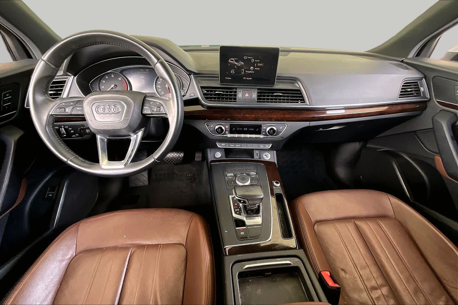 2019 Audi Q5 Premium Glacier White Metallic at AutoNation USA Houston