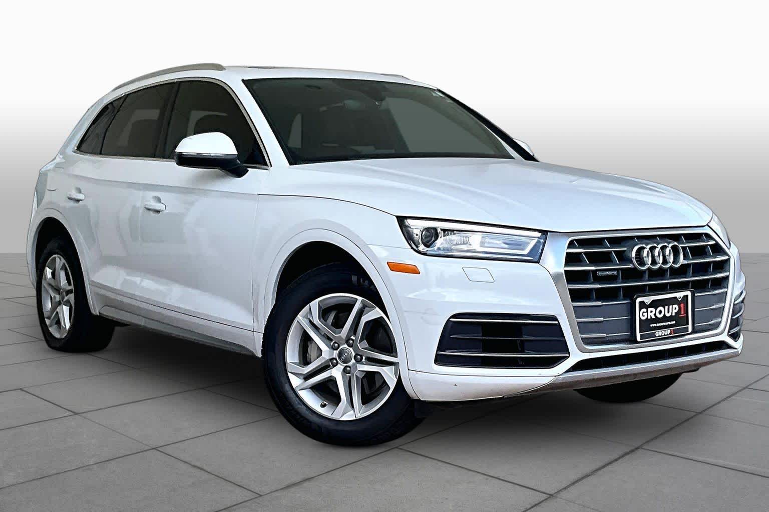 2019 Audi Q5 Premium Glacier White Metallic at AutoNation USA Houston