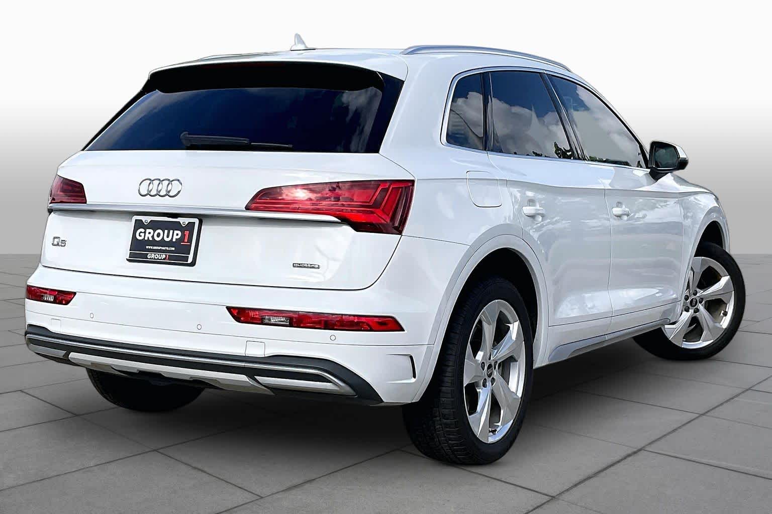 2021 Audi Q5 Premium Plus Glacier White Metallic at Lexus Southwest Houston