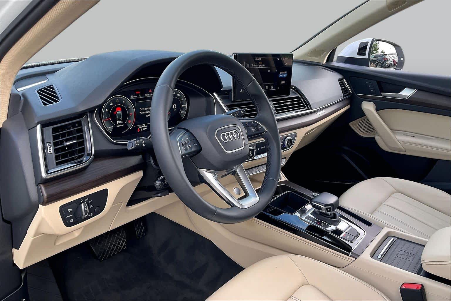 2021 Audi Q5 Premium Plus Glacier White Metallic at Lexus Southwest Houston