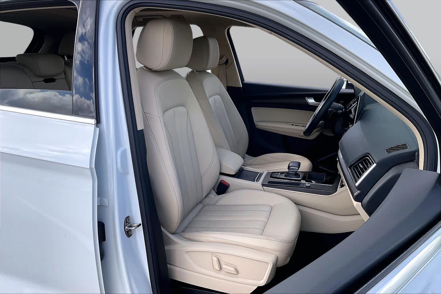 2021 Audi Q5 Premium Plus Glacier White Metallic at Lexus Southwest Houston
