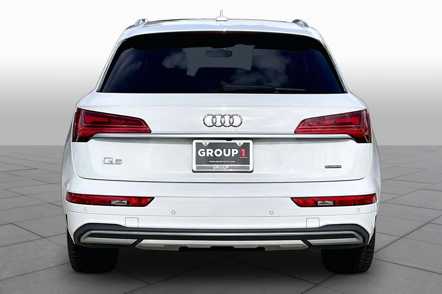 2021 Audi Q5 Premium Plus Glacier White Metallic at Lexus Southwest Houston