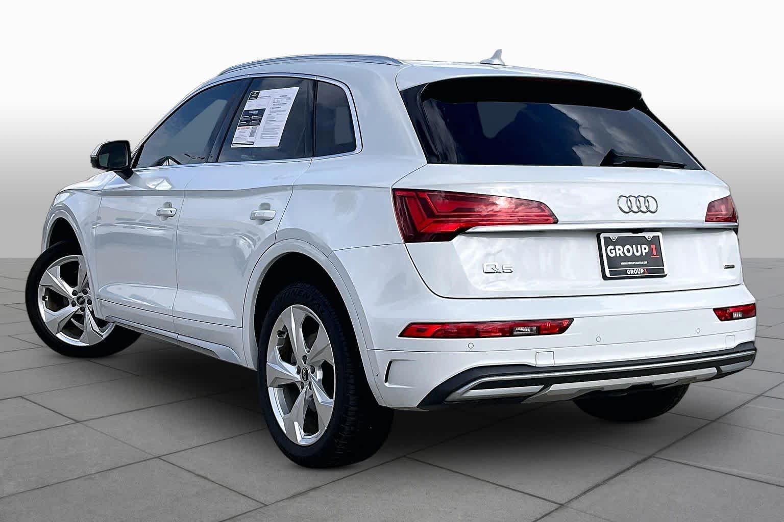 2021 Audi Q5 Premium Plus Glacier White Metallic at Lexus Southwest Houston