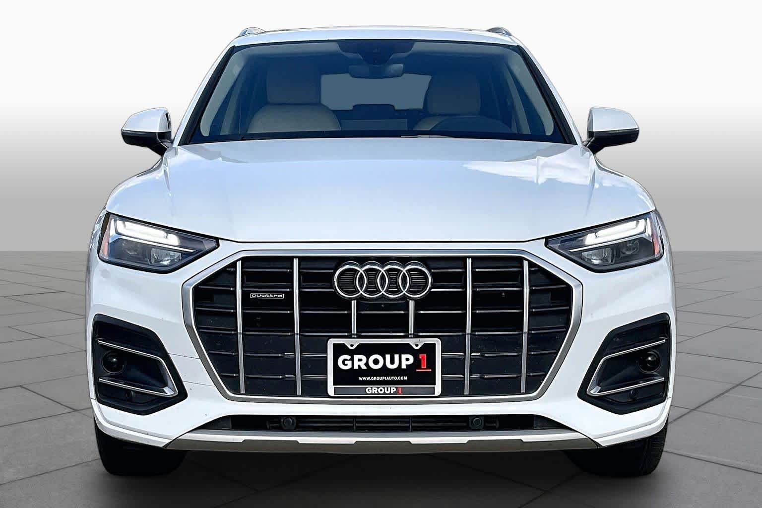 2021 Audi Q5 Premium Plus Glacier White Metallic at Lexus Southwest Houston