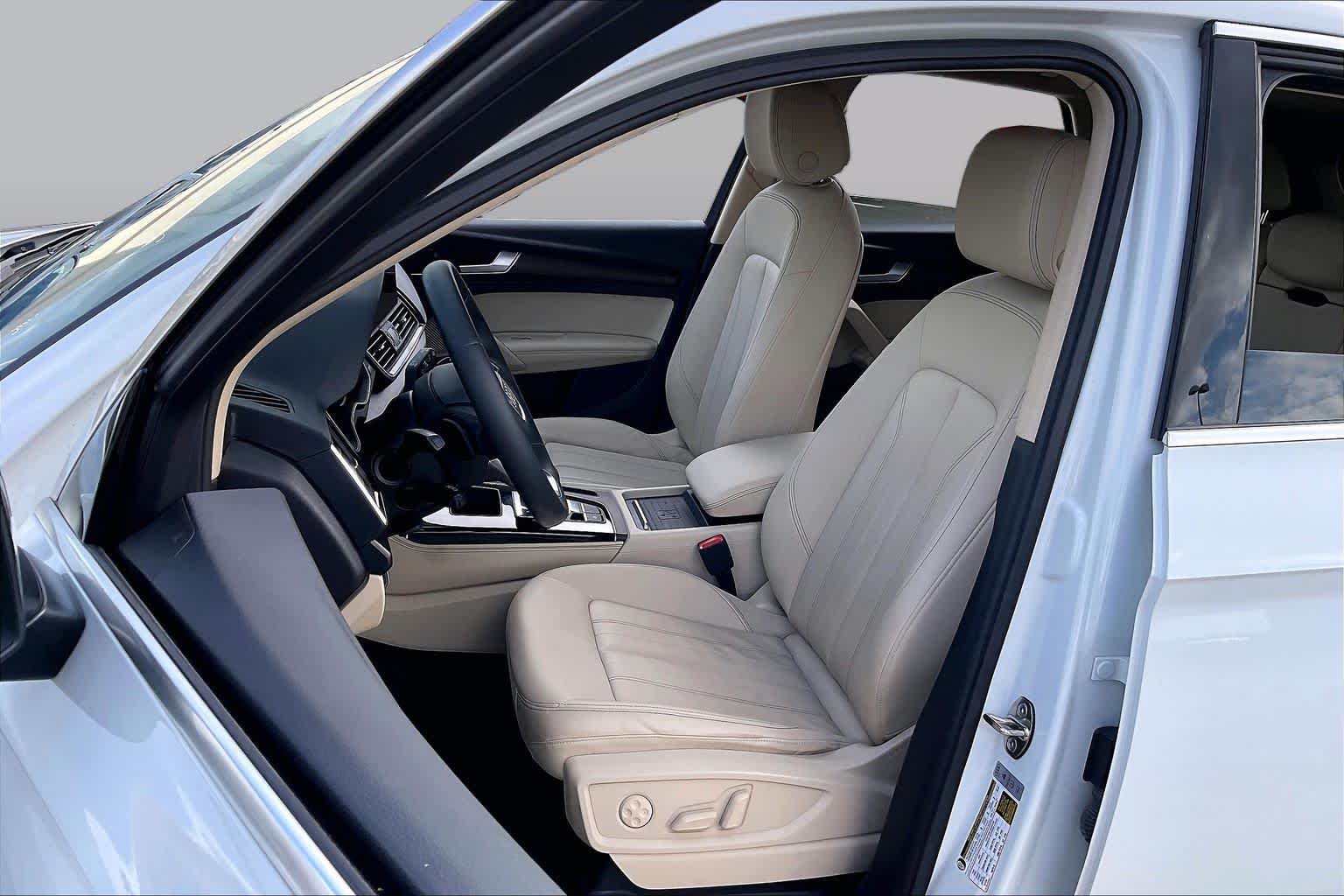 2021 Audi Q5 Premium Plus Glacier White Metallic at Lexus Southwest Houston
