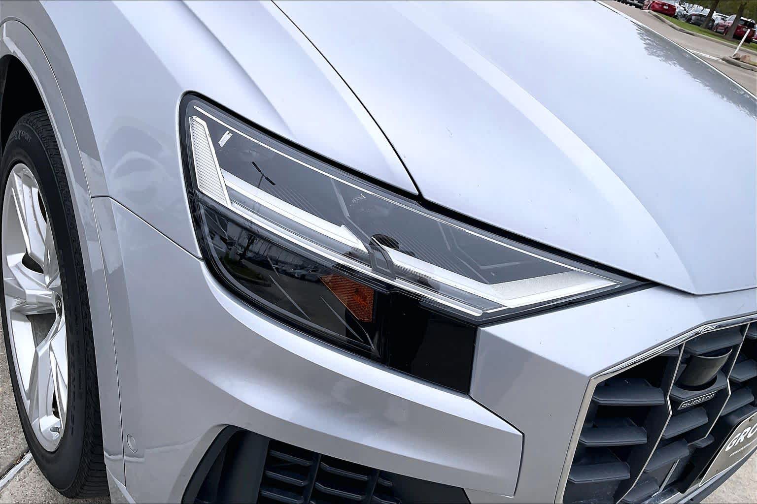 2022 Audi Q8 Premium Plus Florett Silver Metallic at BMW of West Houston