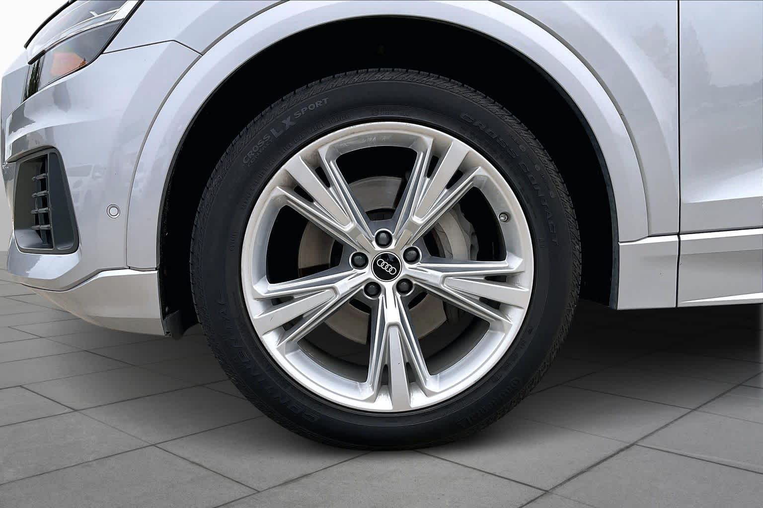 2022 Audi Q8 Premium Plus Florett Silver Metallic at BMW of West Houston