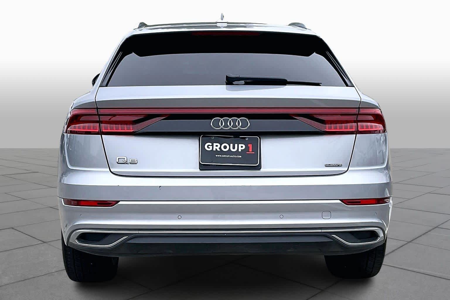 2022 Audi Q8 Premium Plus Florett Silver Metallic at BMW of West Houston