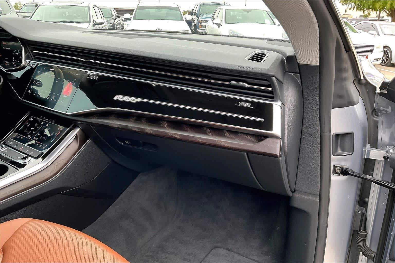 2022 Audi Q8 Premium Plus Florett Silver Metallic at BMW of West Houston