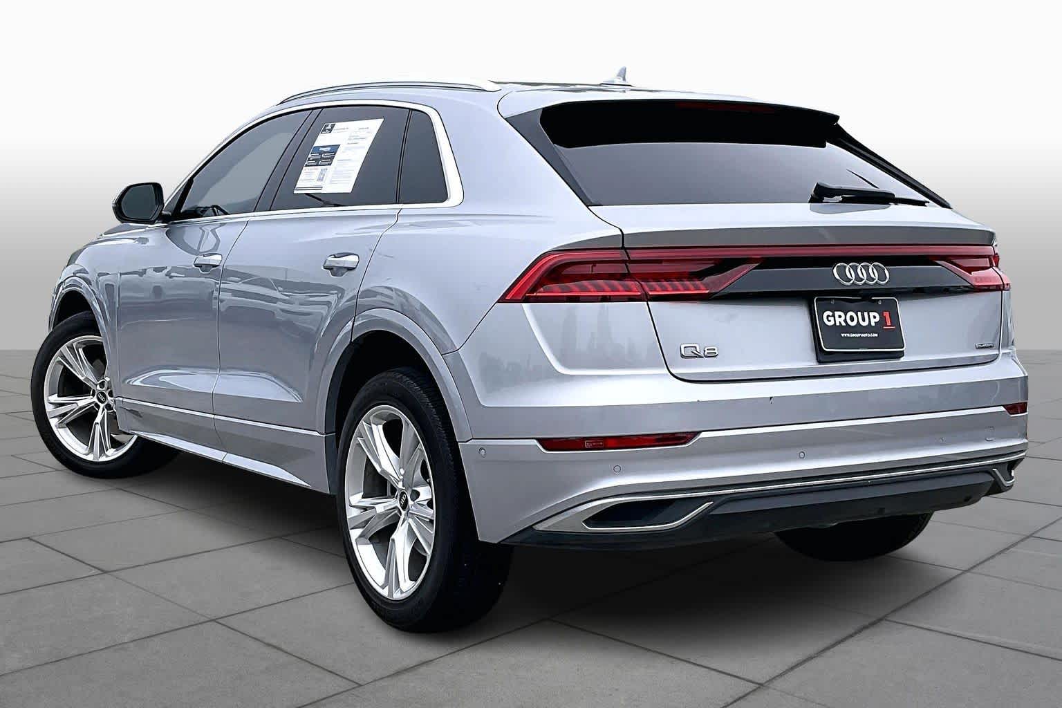 2022 Audi Q8 Premium Plus Florett Silver Metallic at BMW of West Houston
