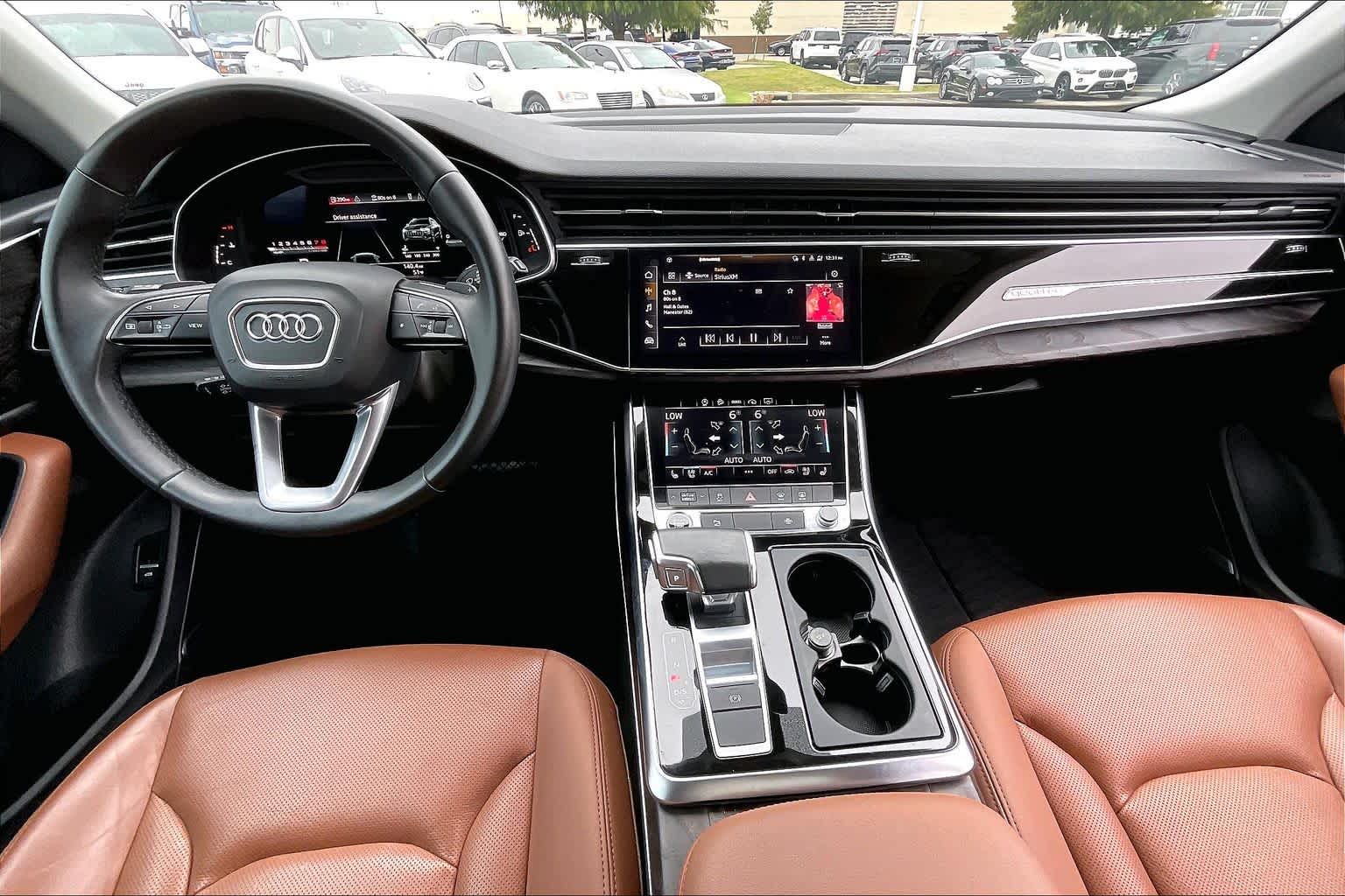 2022 Audi Q8 Premium Plus Florett Silver Metallic at BMW of West Houston
