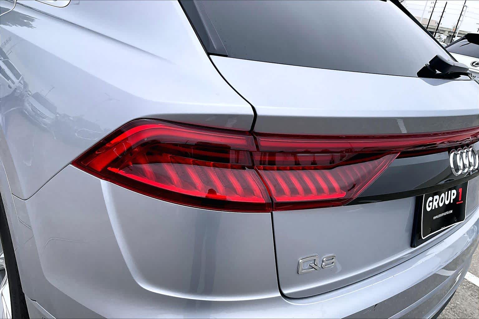 2022 Audi Q8 Premium Plus Florett Silver Metallic at BMW of West Houston