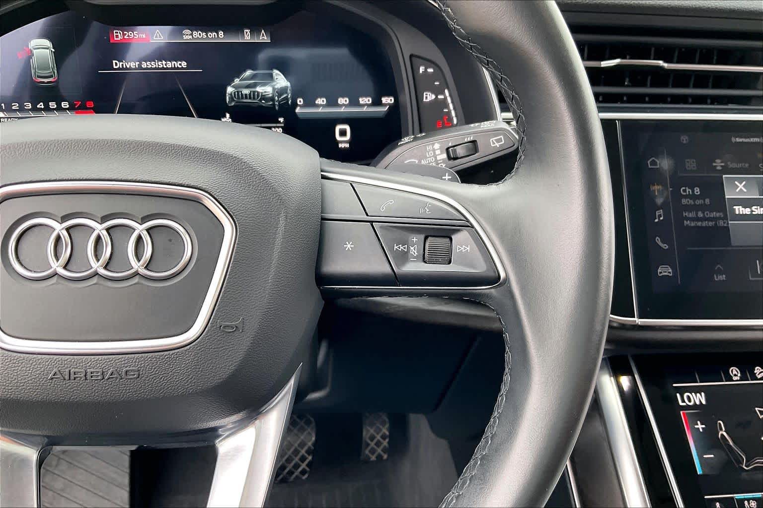 2022 Audi Q8 Premium Plus Florett Silver Metallic at BMW of West Houston