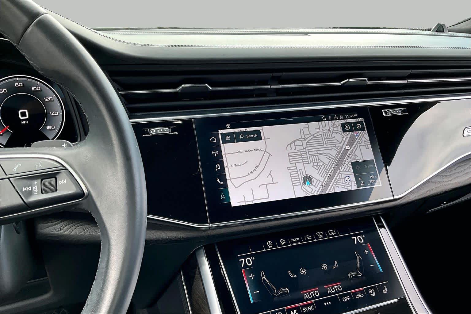 2021 Audi Q8 Prestige Orca Black Metallic at AutoNation USA Houston
