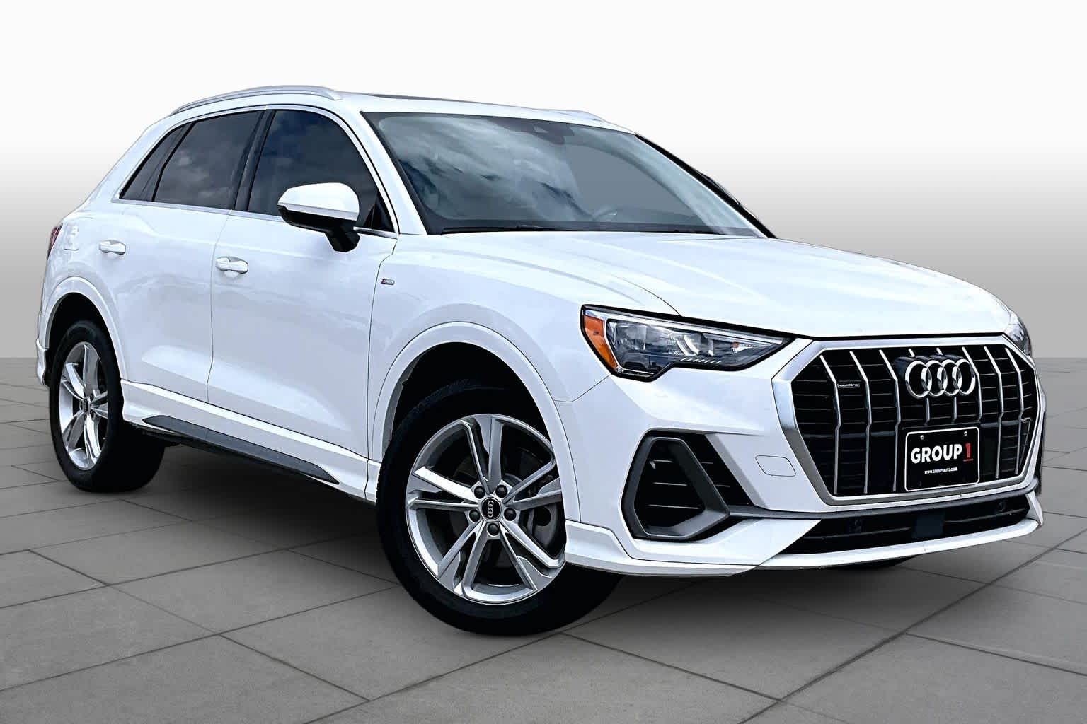 2022 Audi Q3 S line Premium Ibis White at Westside Kia