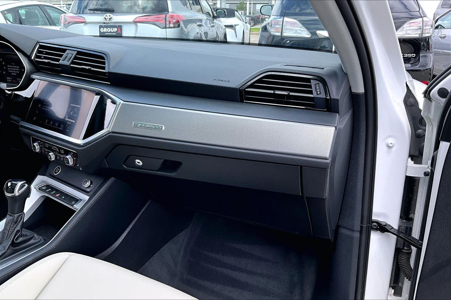 2022 Audi Q3 S line Premium Ibis White at Westside Kia